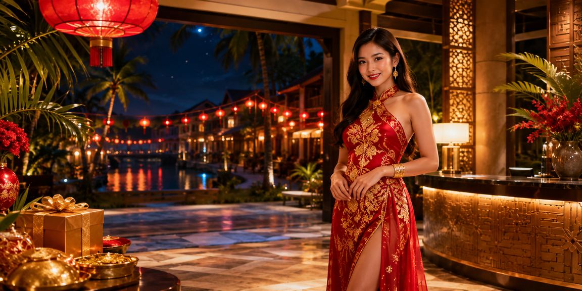 Người chơi cá cược trong lễ hội đèn lồng Hội An