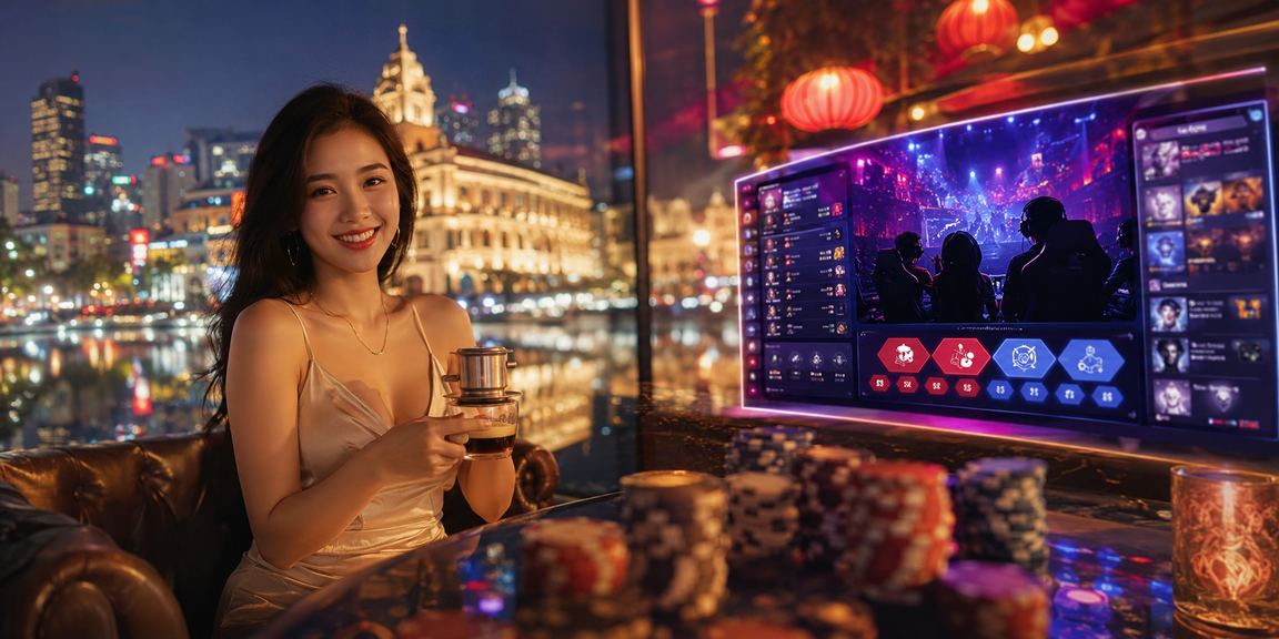 Khung cảnh sôi động của khu vực cá cược casino Việt Nam